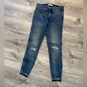 Madewell 9 inch high-rise skinny jean size 26P